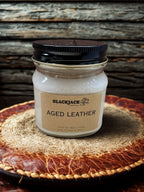 Aged Leather Candle