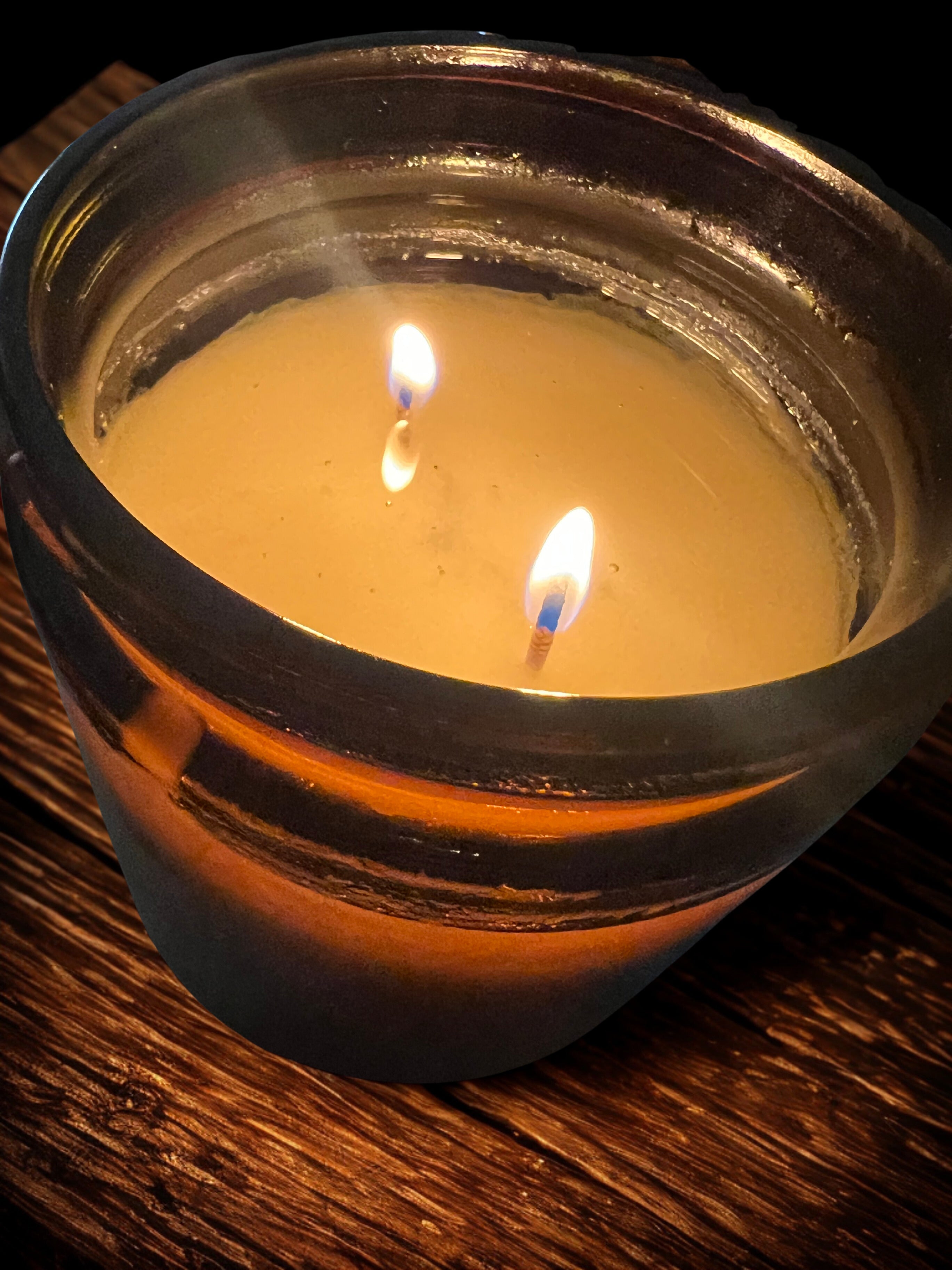 Barrel & Leaf Candle