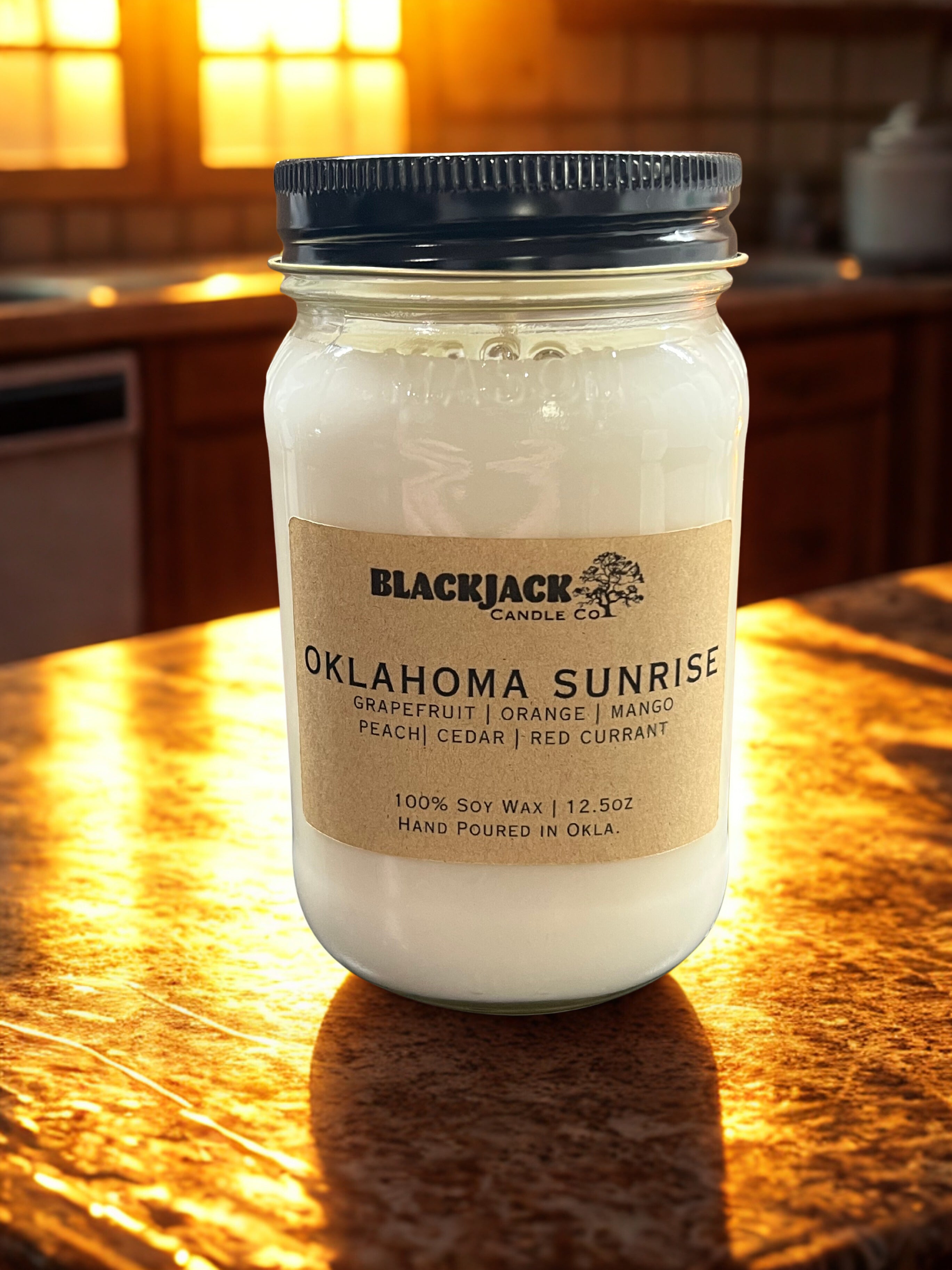 Oklahoma Sunrise Candle